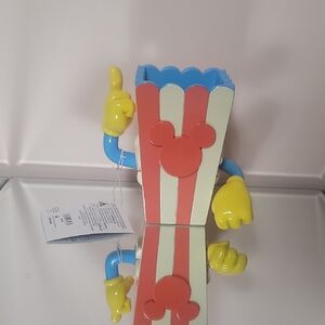 Disney Striped Popcorn Bucket with Mickey Design